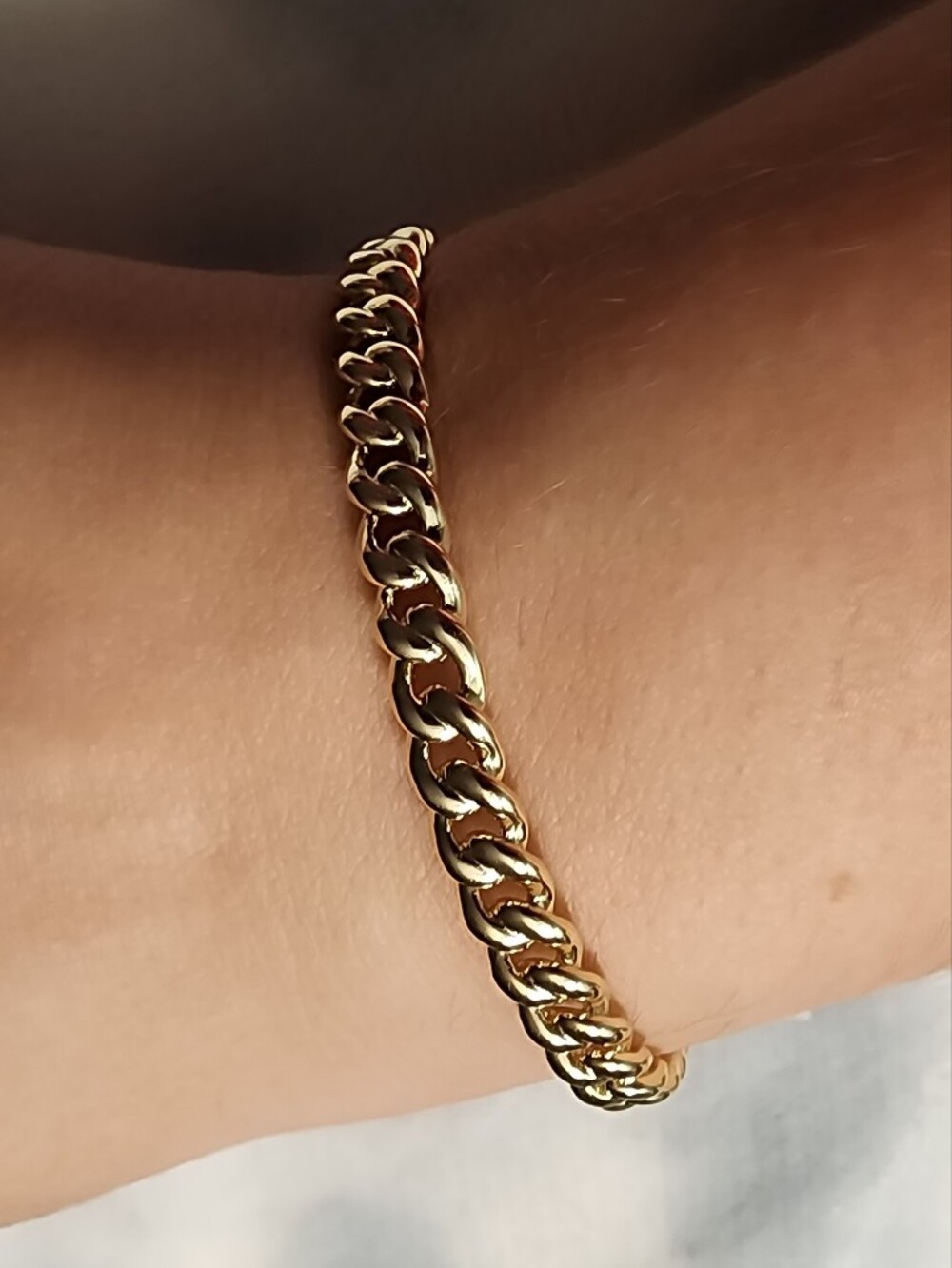 Kendra Scott "Grier" Gold ✨️Chain Link Cuff Bracelet, NEW! With Bag!